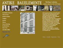 Tablet Screenshot of antike-bauelemente-berlin.de